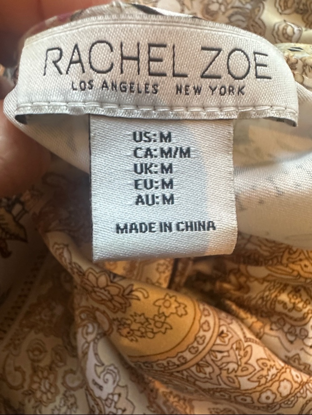 Rachel Zoe Sleeveless Halter
Neck Tie Back Patchwork Top
Women's Size M - Picture 6 of 8